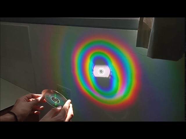 CD Rainbow Experiment
